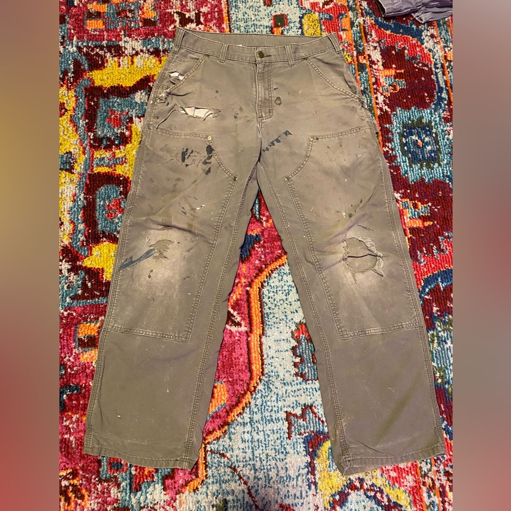 Distressed Carhartt pants